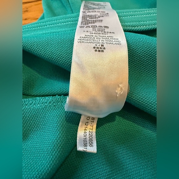 Tommy Bahama Polo Mens Size XXL Shirt Short Sleeve Golf Island Zone Buttons Teal - Picture 9 of 14